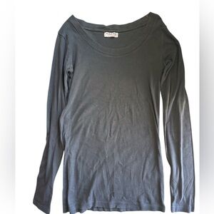 Michael Stars Dark Grey Long Sleeve Tee